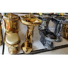 Gemakkelijke van het de Wasbassin van Verrichtings Duurzame Ceramische Sanitaire Waren Gouden Zilveren PVD de Vacuümdeklaagmachine van Closestool