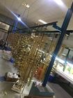 De grote van de het Roestvrije staalpijp van Capaciteits Dubbele Kamers van de Buisdelen Machine van het het Titanium Gouden Vacuümpvd Plateren