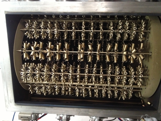 Helder metaal glanzend roestvrij staal hardware accessoire PVD goud coating titanium nitride coating machine