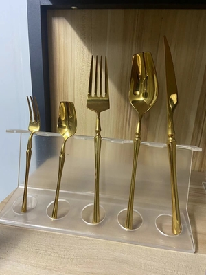 Roestvrij staal gouden kleur tafelgerei lepels vork Pvd titanium chroom vacuüm coating machine