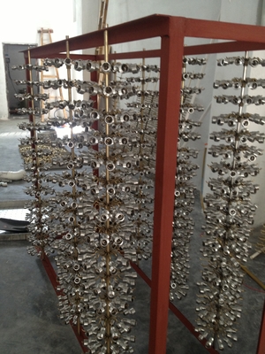 Hoog energie-efficiëntie Verticaal laden Roestvrij staal plaat paneel plaat PVD vacuüm coating machine