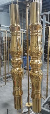 Roestvrijstalen plaat PVD vacuüm plating machine gouden decoratieve lift spiegel coating productielijn