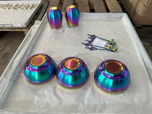 Kunstwerk van roestvrij staal PVD Vacuum Metallizing Coating Machine voor sieraden / meubels