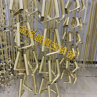 Hoog efficiënte hardware Titaniumgoud Rozengoud Zwart Kleur PVD Kathodische boog afzetting apparatuur