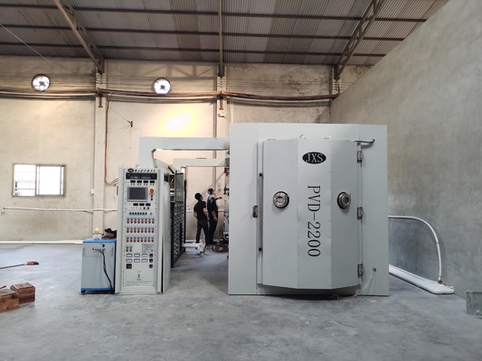 Grote productie roestvrijstalen deurgreep lepel Multi Arc Titanium Gold PVD coating machine