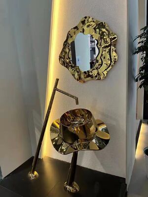 PVD Vacuüm Coating Machine Met Anti-Vingerafdruk Coating En Volledig Automatisch Systeem Voor Sanitair Productie