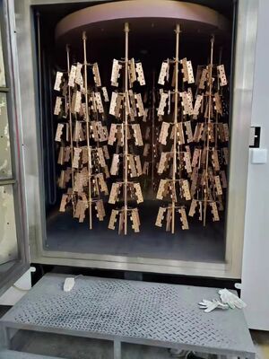 PVD Vacuüm Coating Machine met Anti-Corrosie Coating Hoge Slijtvastheid en Volledig Automatisch Besturingssysteem voor Slotonderdelen