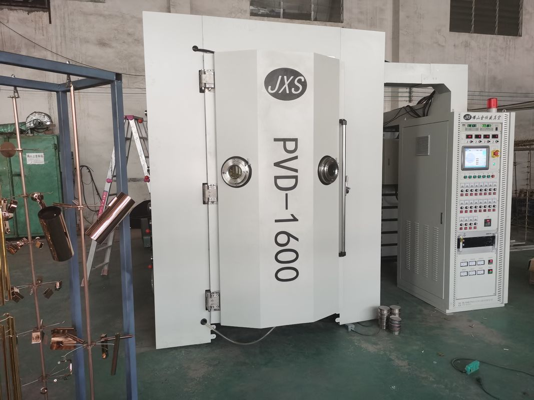 Volautomatische PVD vacuümcoating machine met roestvrijstalen kamer en 1 jaar garantie voor metalen en keramische substraten