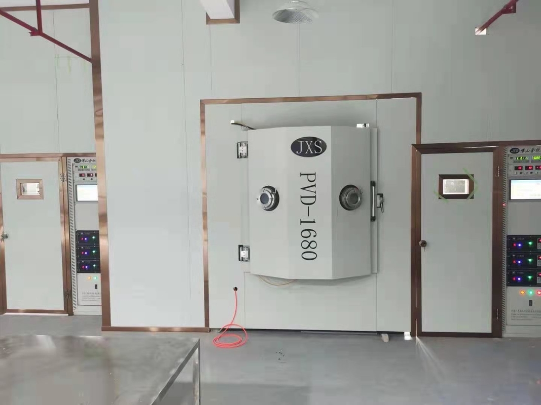 Grote productie roestvrijstalen deurgreep lepel Multi Arc Titanium Gold PVD coating machine
