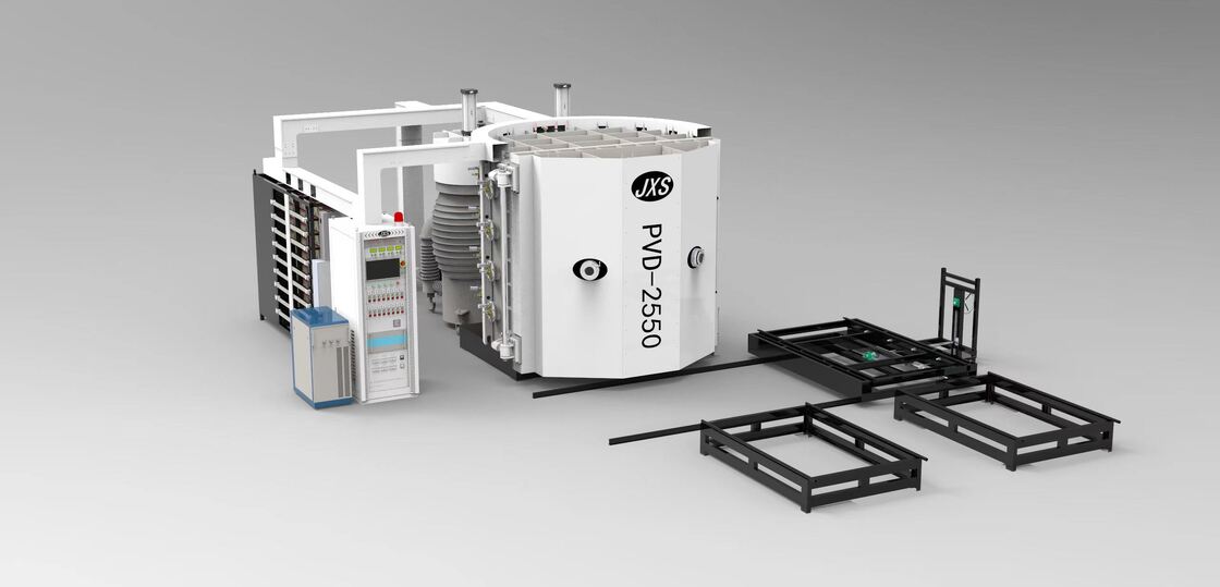 Glaswerk PVD-coatingmachine, felle kleuren vacuümplatingapparatuur voor glazen kopjes en flessen