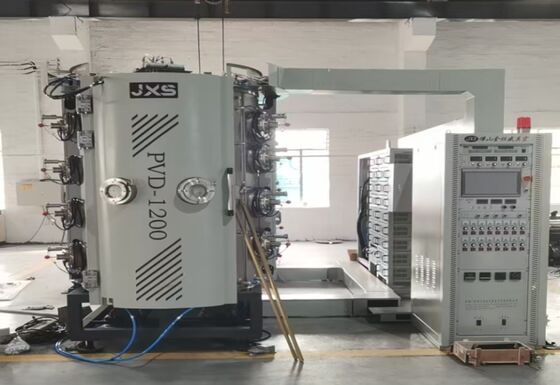 Bestek PVD Coating Machine met Volautomatische Bediening Meerkleurig Goud Roségoud Zwart Plateren voor Tafelgerei Productie