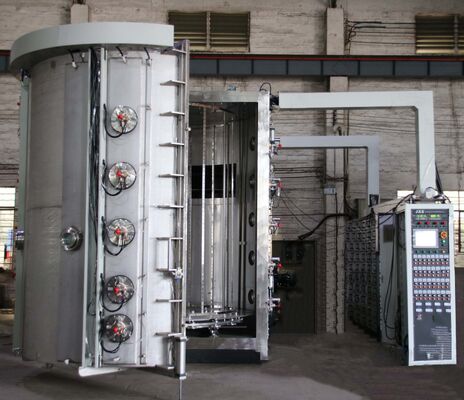 Goede prijs. Volledig automatische magnetron-sputtering vacuümcoatingsmachine voor keramische tegelwerkstukken met meerdere metalen kleuren online